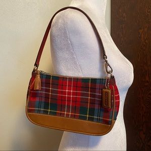 “Coach” Tartan mini bag
